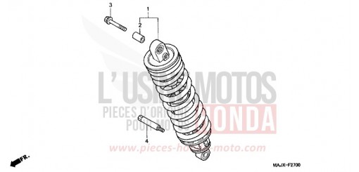 KISSEN, HINTEN ST1100Y de 2000